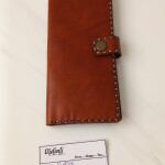 Hakiki deri el dikimi şık ve zarif deri cüzdan 56